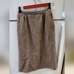 Vintage Brown Women's Skirt